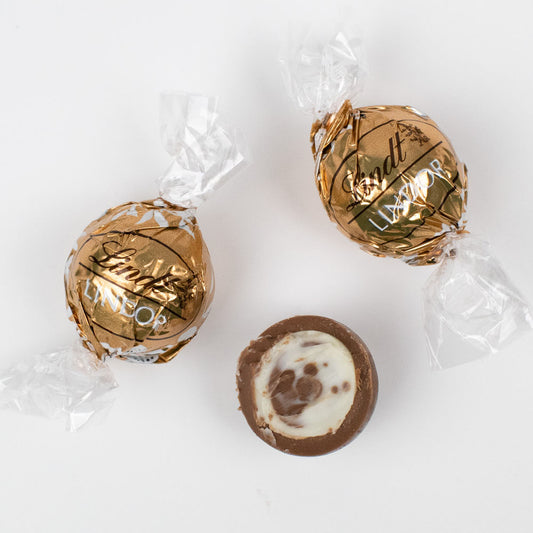 Lindor Gold Fudge Swirl Chocolate Truffles