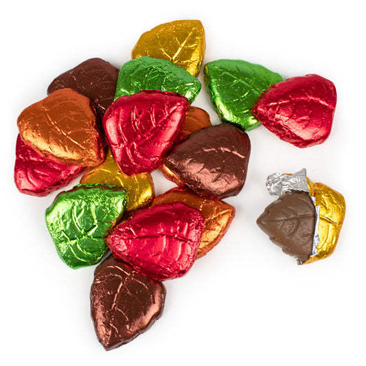 Milk Chocolate Fall Leaves