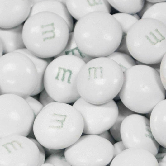 White M&Ms Milk Chocolate Candies