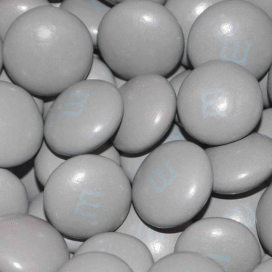 Silver M&Ms Milk Chocolate Candies