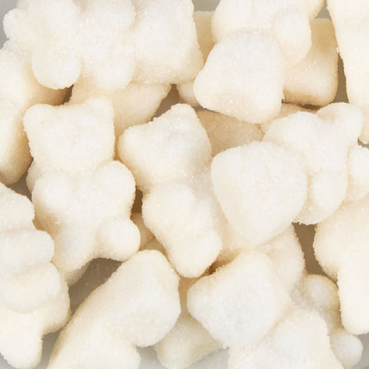 White Tutti Frutti Sugar Coated Gummy Bears