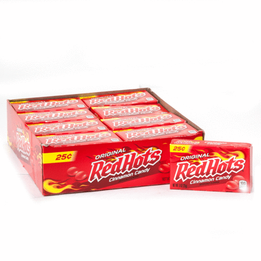 Nostalgic Red Hots Cinnamon Candy