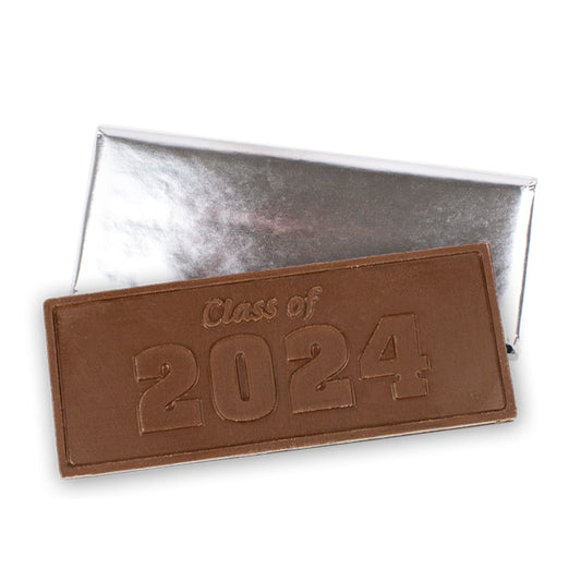 Embossed Class of 2021 Belgian Milk Chocolate Bar (10 Pack)