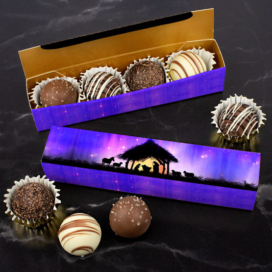 Holy Night Truffle Favors - 4 pcs