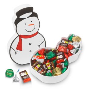 Snowman Box 1/2lb Hershey's Holiday Mix Box