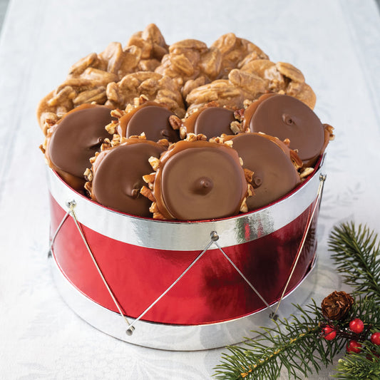 Holiday Drum of Pralines & Bear Claws