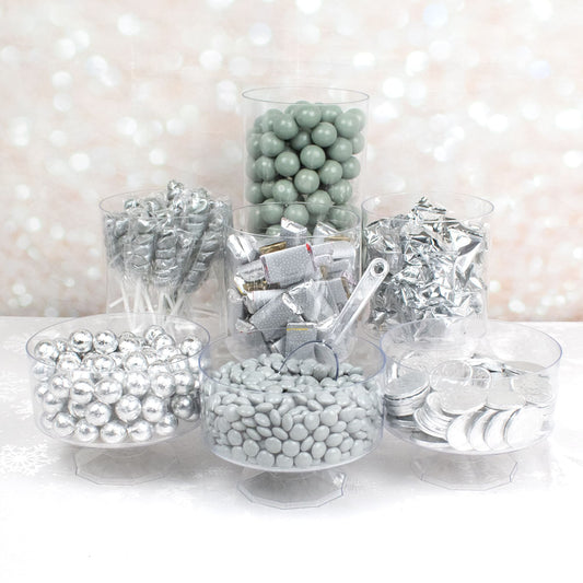 Silver Deluxe Candy Buffet