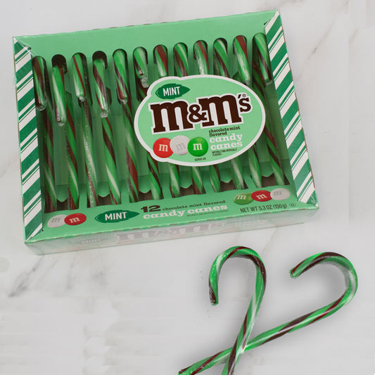 M&Ms Candy Canes