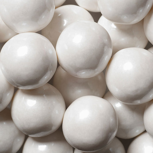 White 1-inch Gumballs