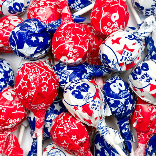 Tootsie Stars & Stripes Pops