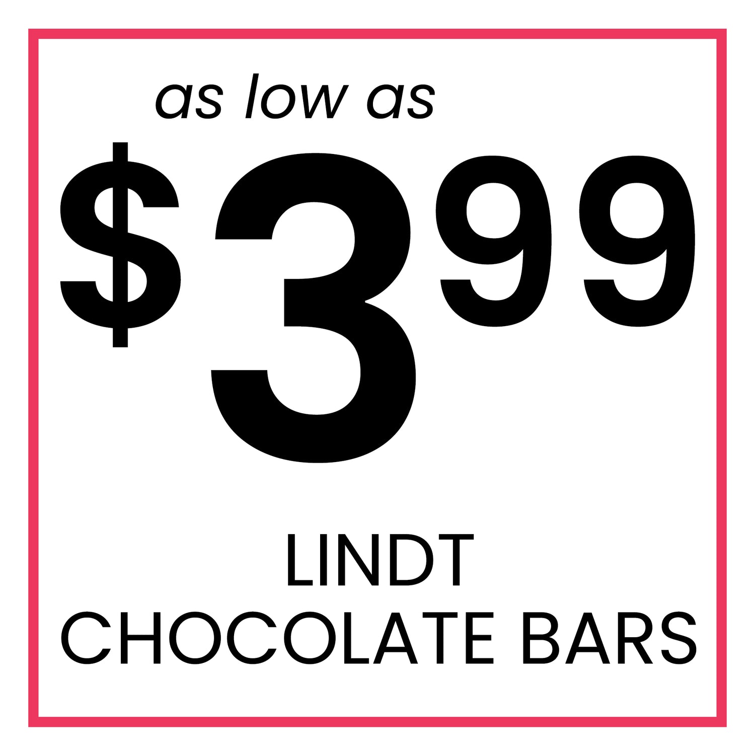 LINDT BARS